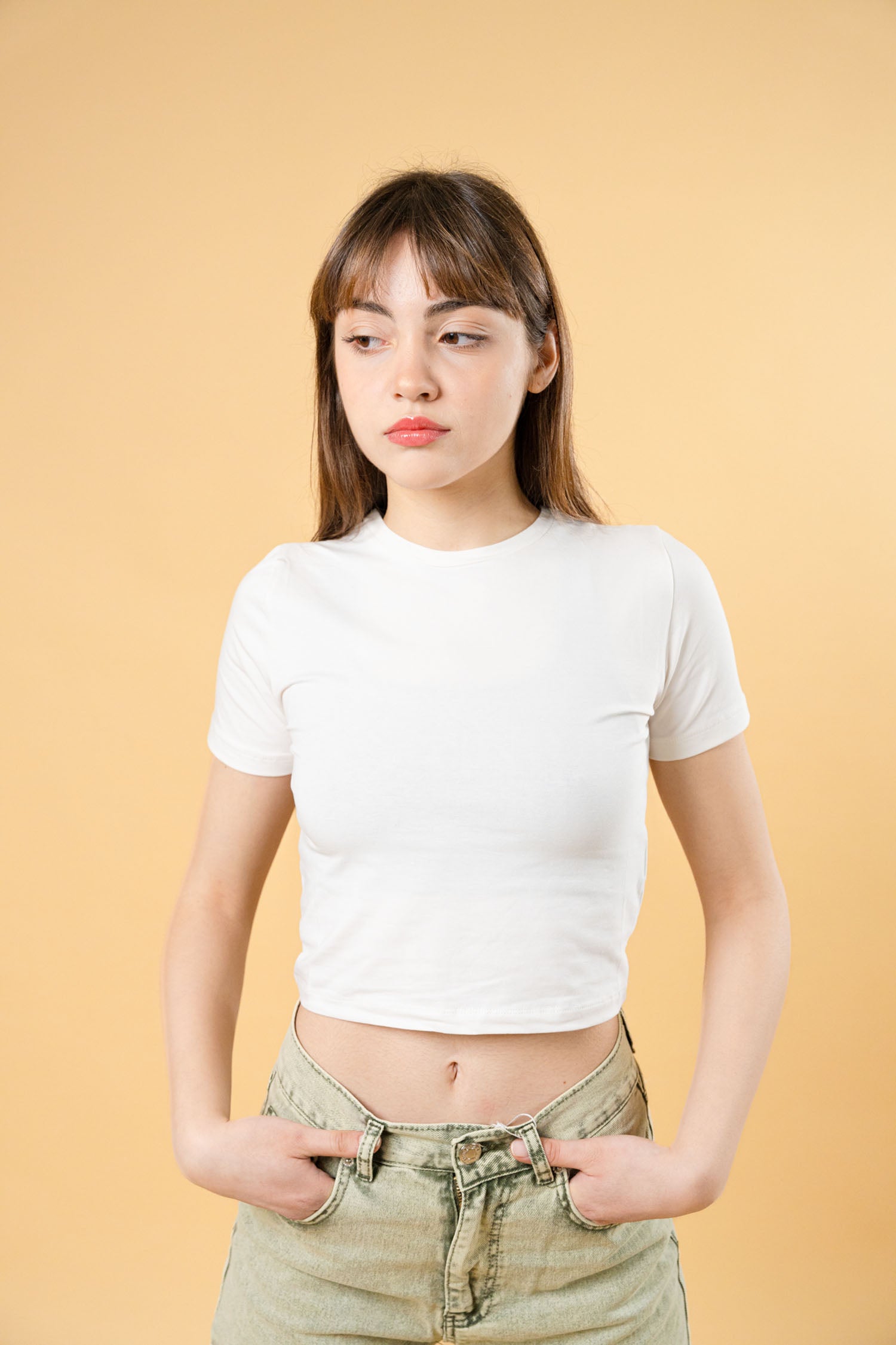 Cotton Crop Top T-Shirt