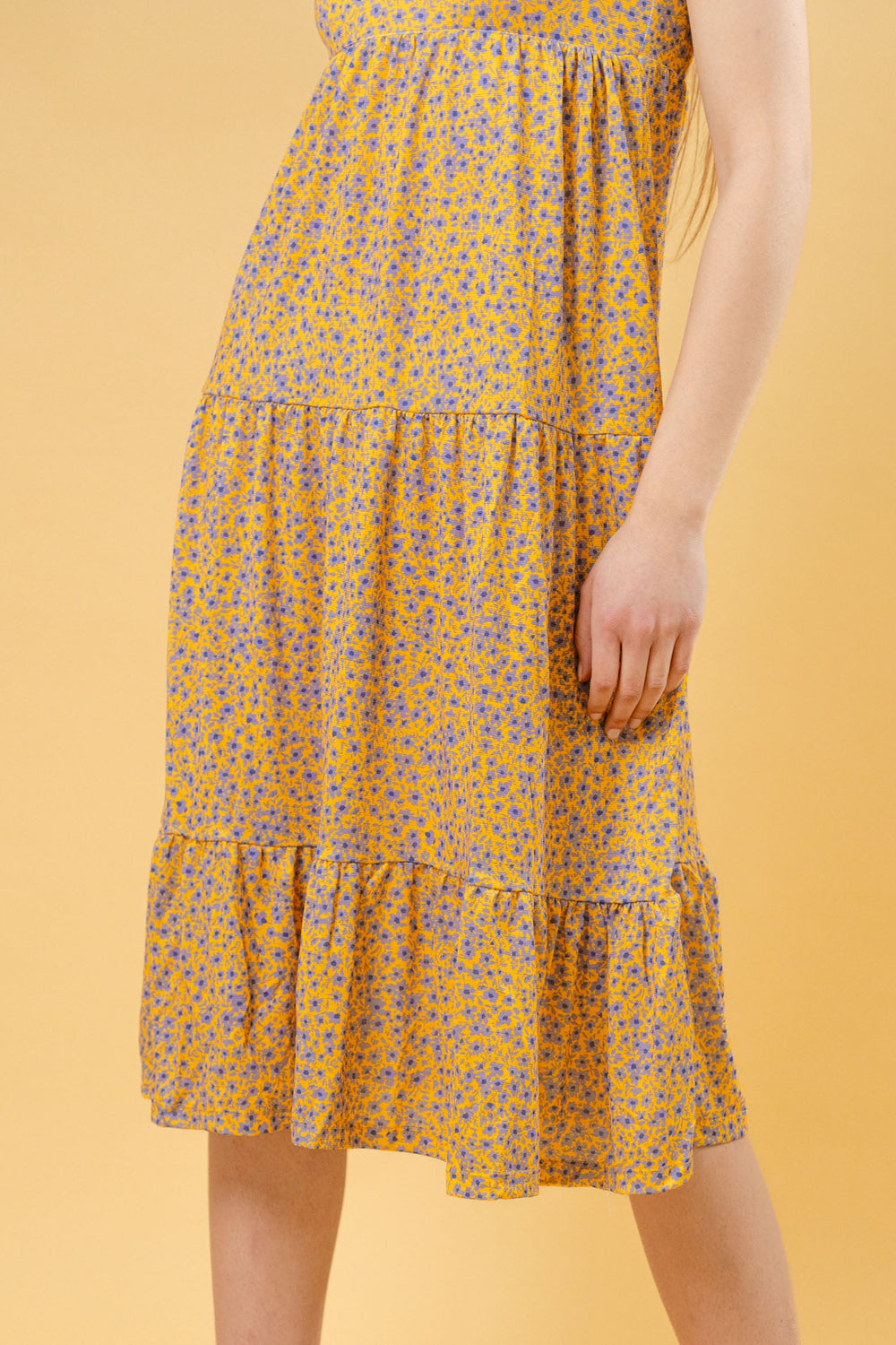 Floral Cotton Long Dress MA