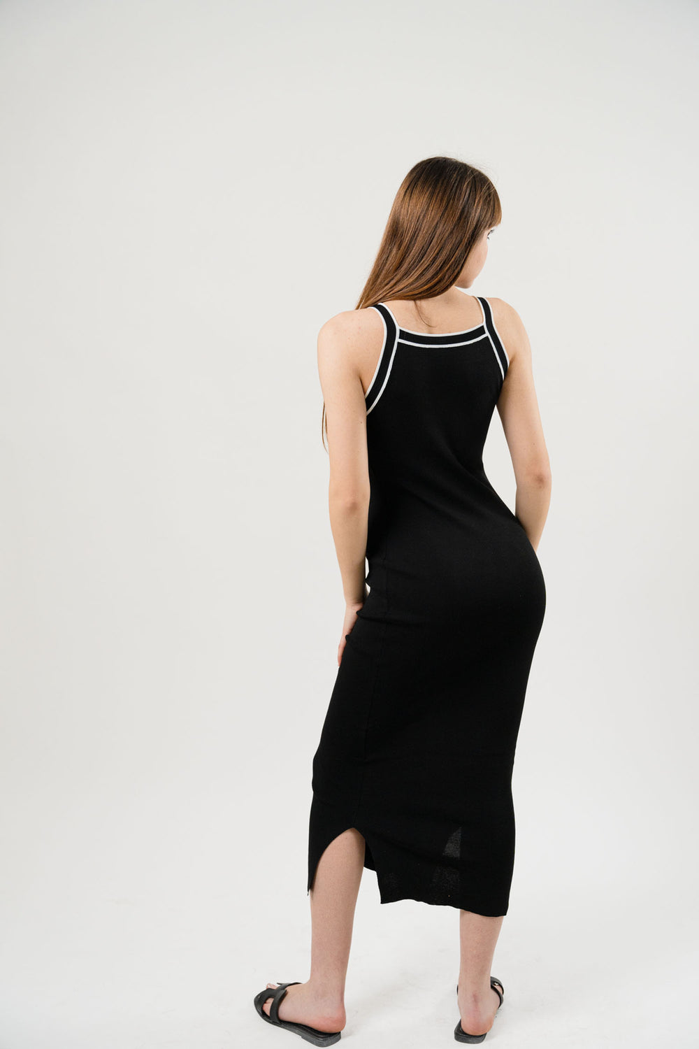 Long Stretch Cotton Dress