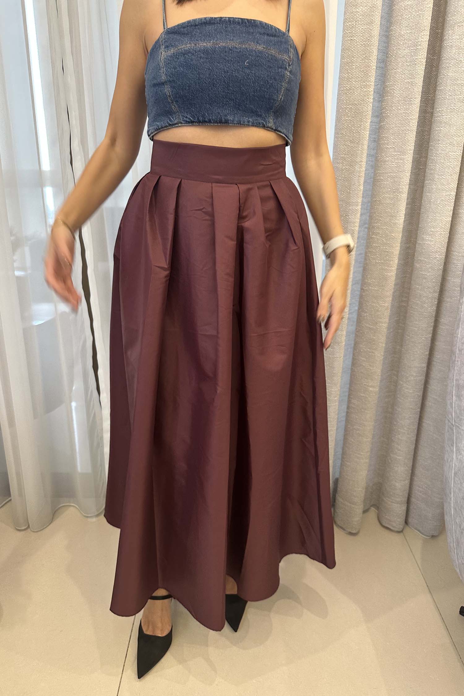 Longue Skirt Satin