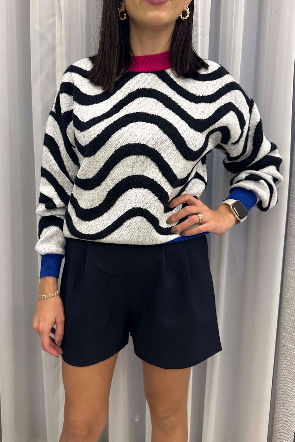 Knitted Sweater Zebra