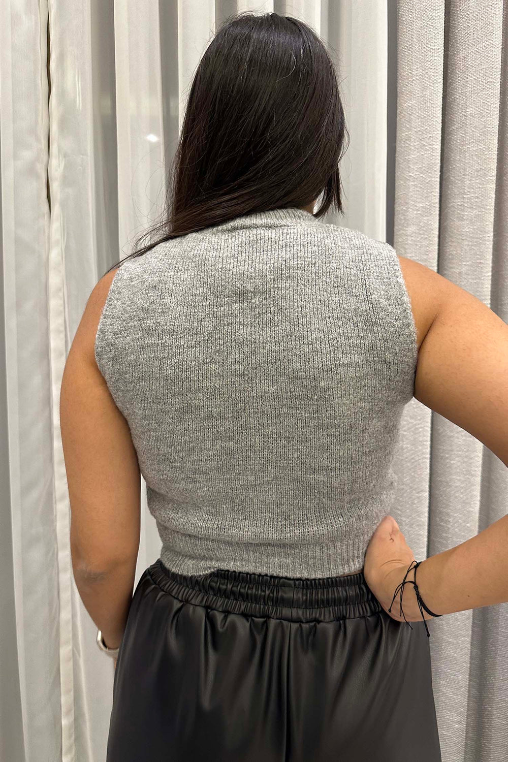 Knit Grey Top