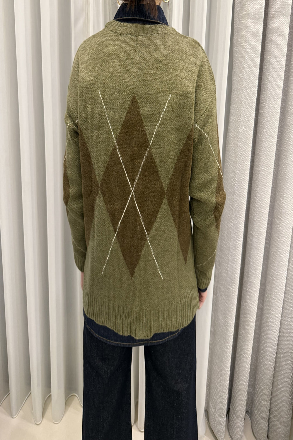 Top Jackard Khaki