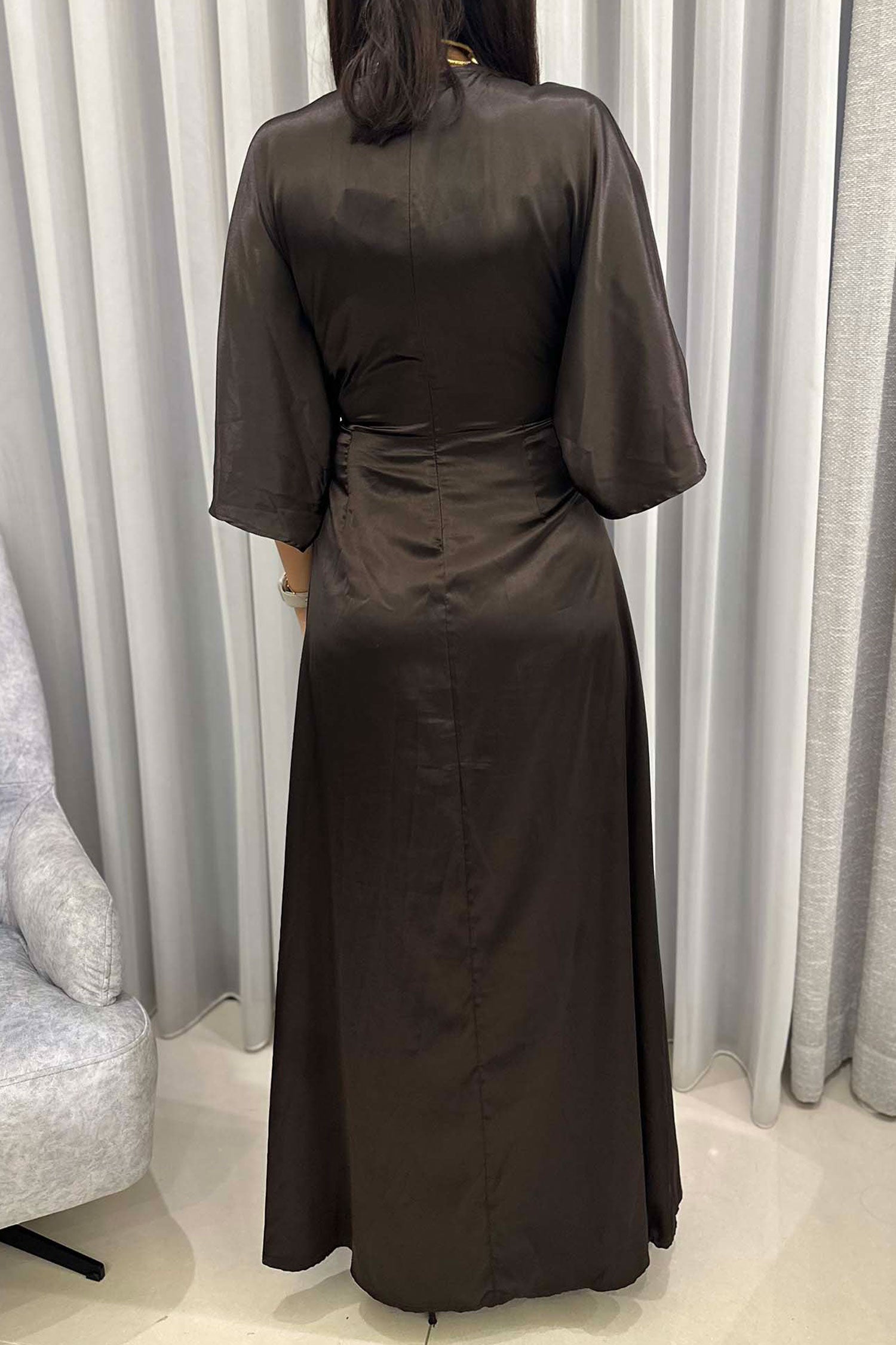 Long Satin Dress