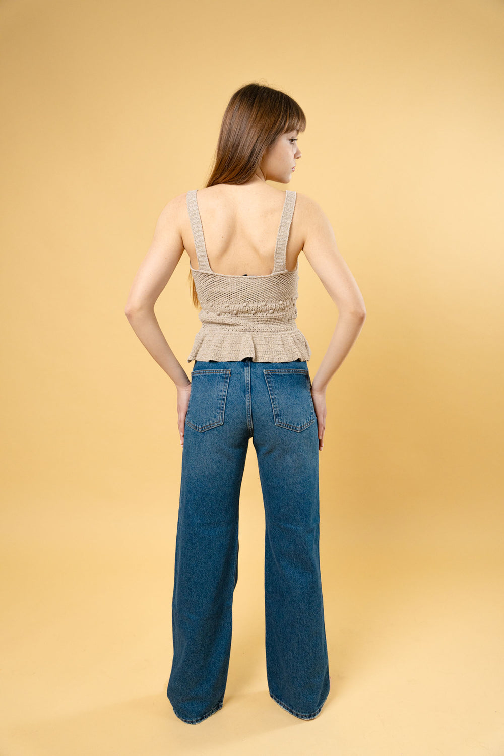 High-Waist Wide Leg Jeans MA