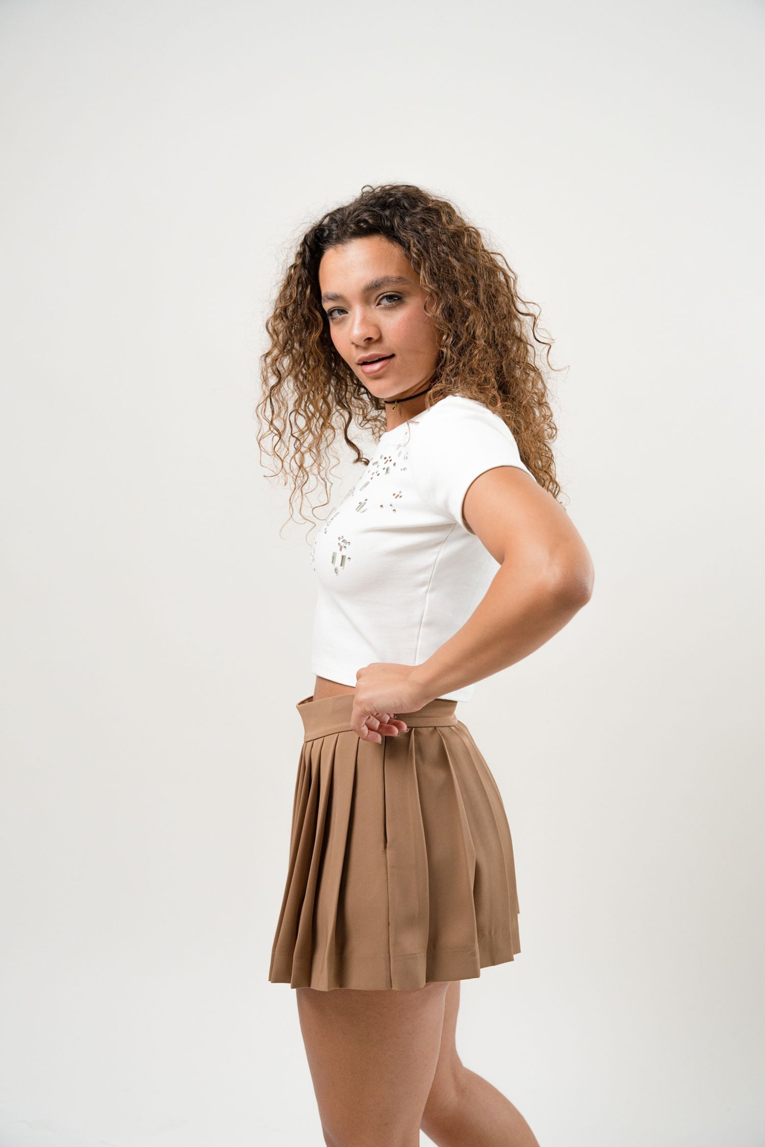 Box Pleat Mini Skirt – SiMi