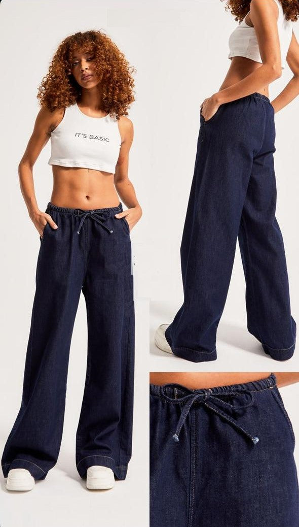 Wide Jogger Jeans