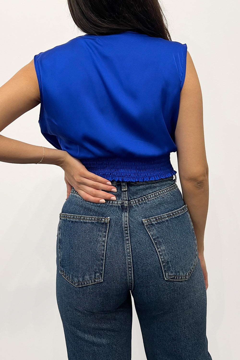 Satin Crop Top