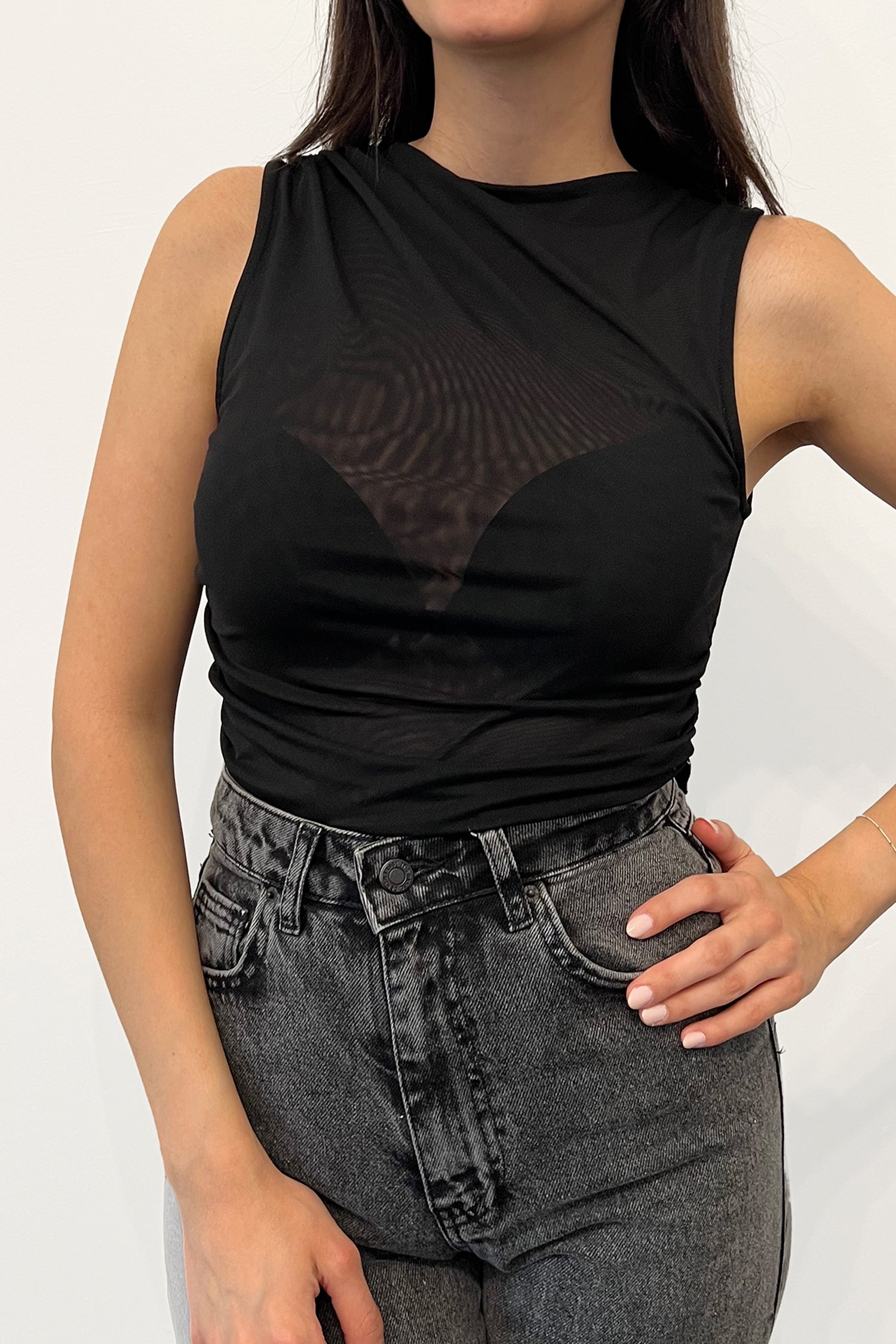 Semi-Sheer Top